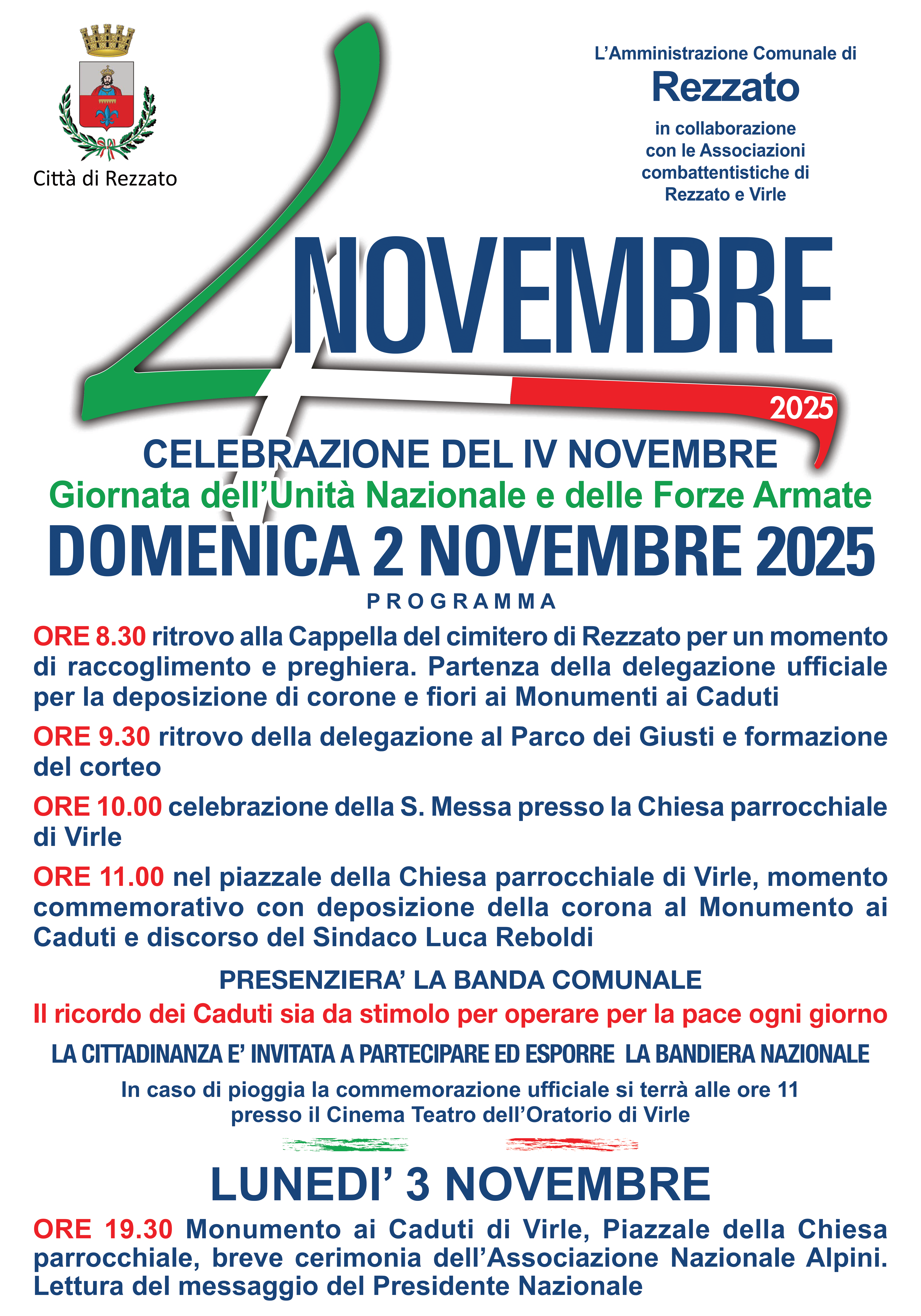 Celebrazione del IV Novembre