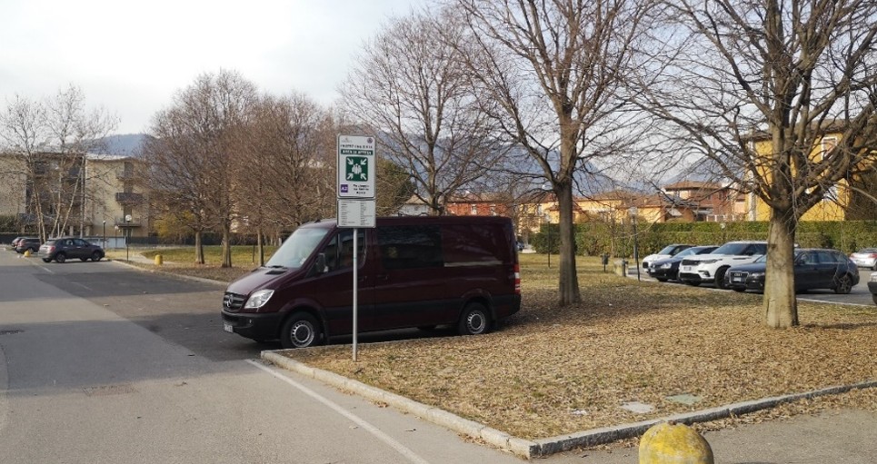 Area Ricovero R.02: Parcheggi/parco - via Sorelle Agazzi